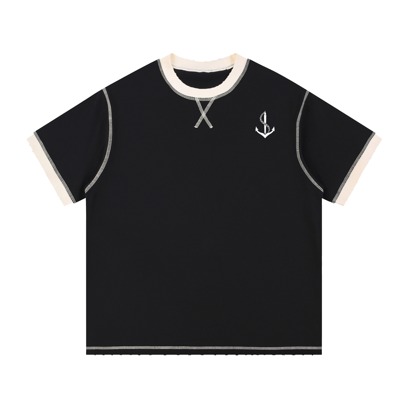 Arkview Contrast Tee (Black)
