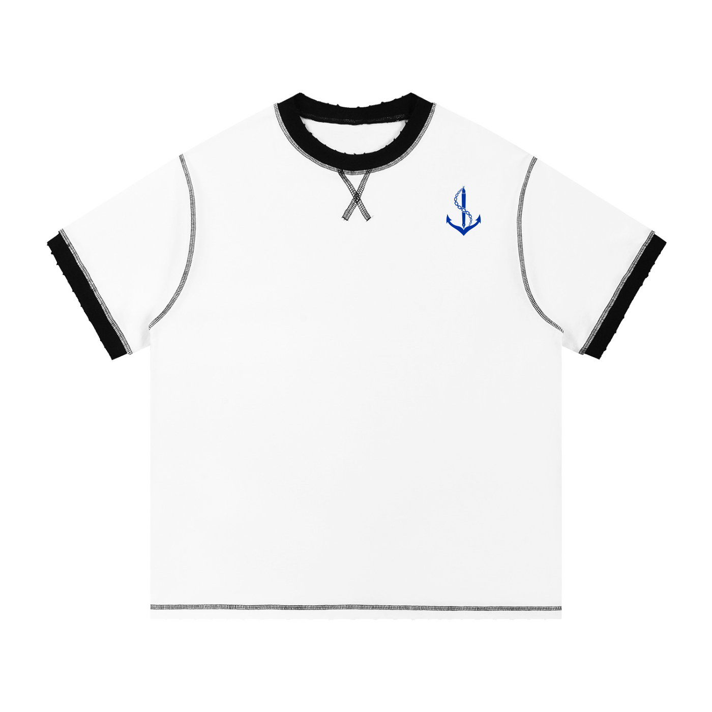 Arkview Contrast Tee (White)
