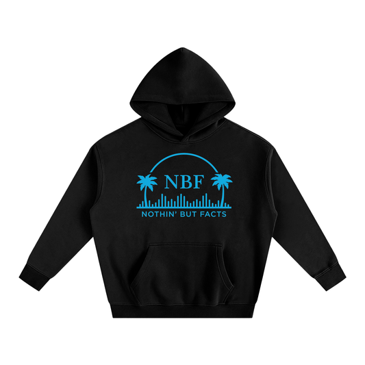 Nothin’ But Facts Oversized Hoodie (Black)